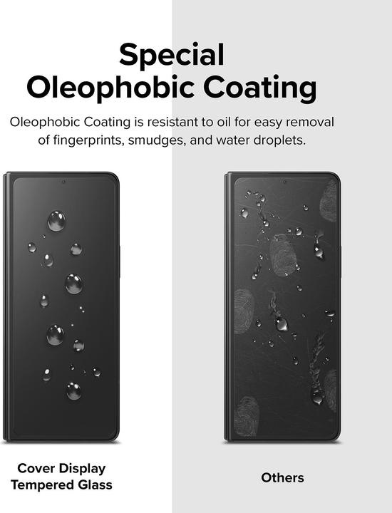 Actual product image Ringke Cover Display Glass Tempered Glass for Samsung Galaxy Z Fold4 (G4as086) (1 pcs., Samsung Galaxy Z Fold4)