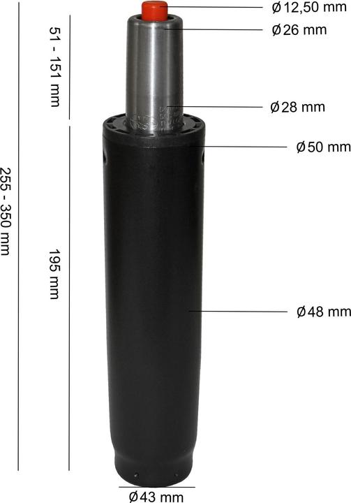 Actual product image Amstyle Gas spring