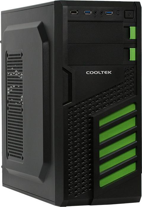 Actual product image Cooltek KX Green (ATX, mATX, Mini-ITX)