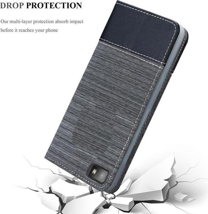 Actual product image Cadorabo Book Jeans Optics Cover (Blackberry Z10)