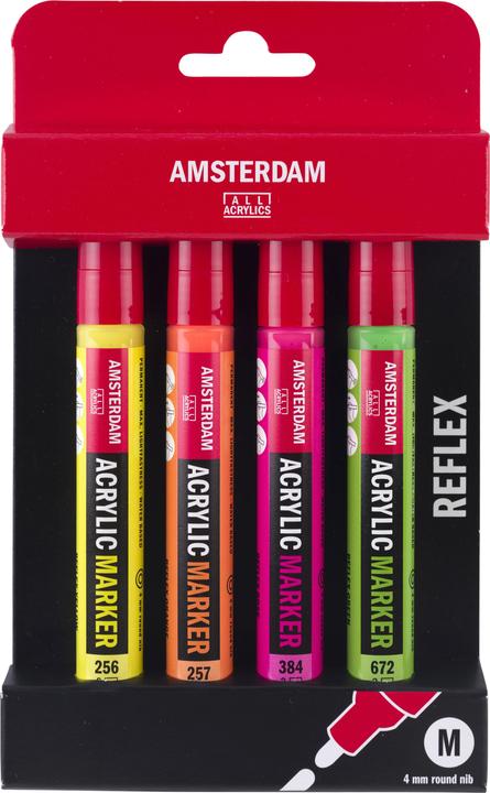 Actual product image Amsterdam Acrylic marker reflex set 4 pieces (4 x)