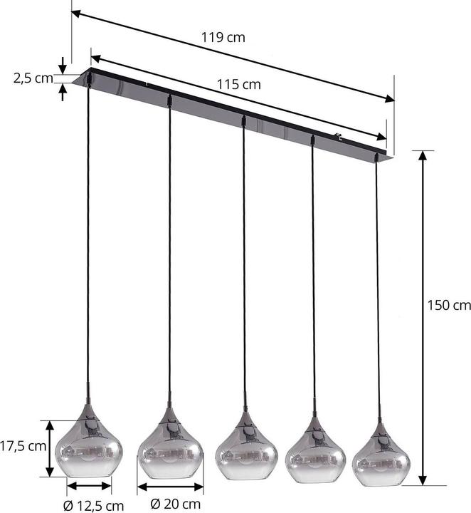 Actual product image Lucande Jarven (E27)