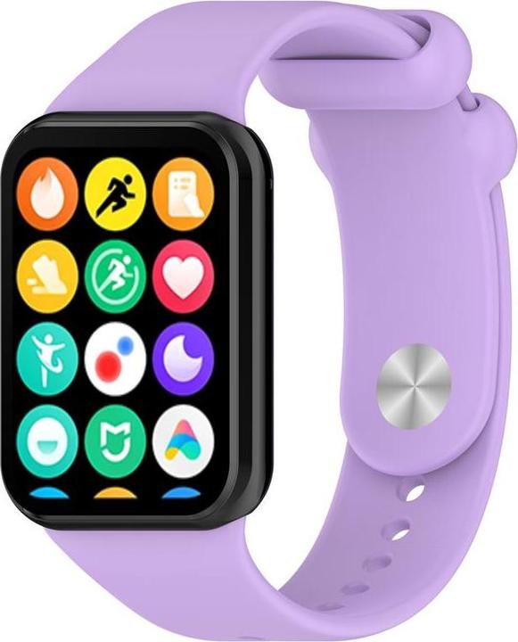 Actual product image OEM Mi Band 8 Pro / M8 Pro Silikonarmband (1), LILA / VIOLETT (Silicone, Silikonowy)
