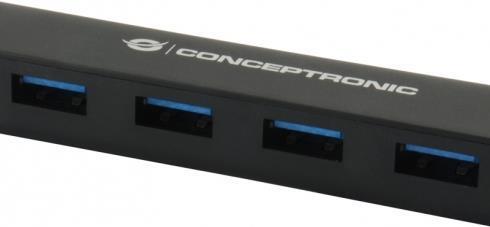 Produktbild Conceptronic CTC4USB3 (USB-C, 4 Ports)