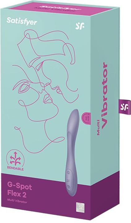 Actual product image Satisfyer G-Spot Flex 2 - Dark Violet