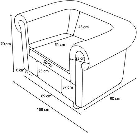 Actual product image Beliani Chesterfield
