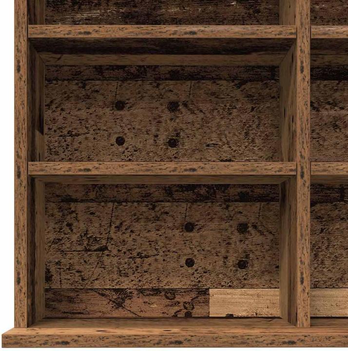 Produktbild VidaXL CD-Regal Altholz 101x23x177,5 cm Holzwerkstoff