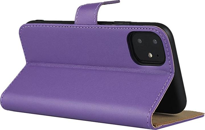 Image du produit Ueli Express iPhone 11 Etui en cuir véritable avec porte-carte Violet (Apple iPhone 11)