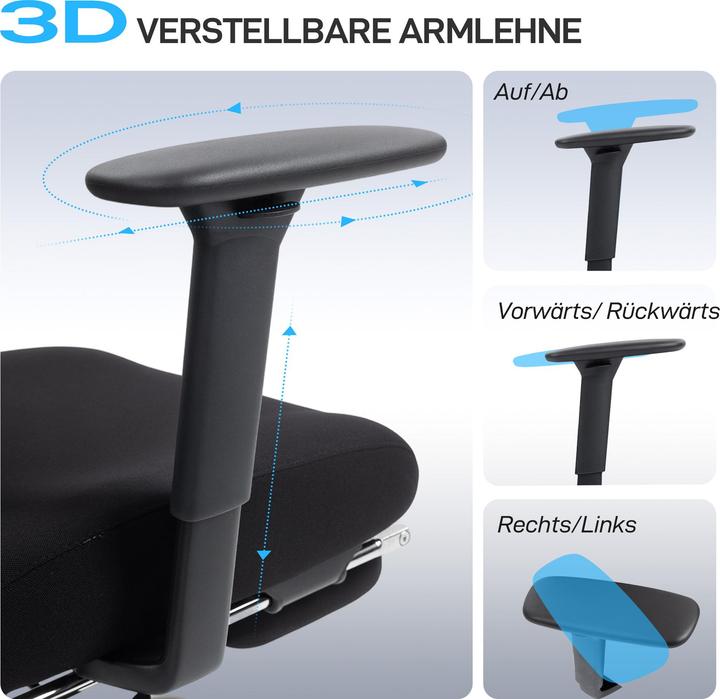 Immagine prodotto Homcom Sedia da ufficio (50 - 58 cm)