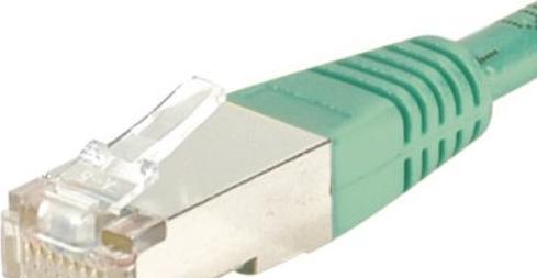 Produktbild Exertis Connect Patchkabel F/UTP, CAT.6, grün, 50,0 m Patchkabel mit besonders schmalem Knickschutz (S/UTP, CAT6, 50 m)