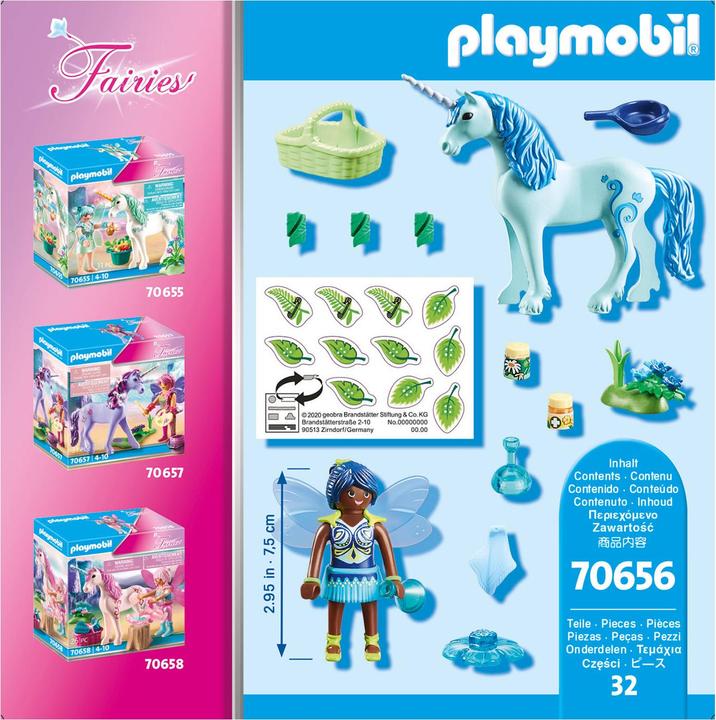 Produktbild Playmobil Einhorn mit Heiler-Fee (70656)