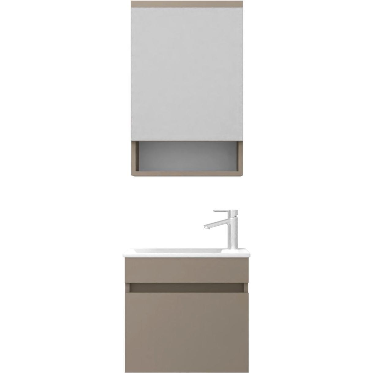 Homitis, Set mobili da bagno, Pıccolo 50 Bathroom Furniture Set (2 Pieces)