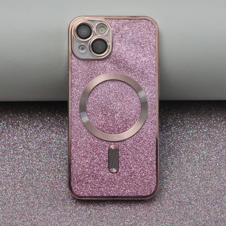 Produktbild OEM Glitter Chrome Mag für iPhone 13 6,1" rosa (Apple iPhone 13)