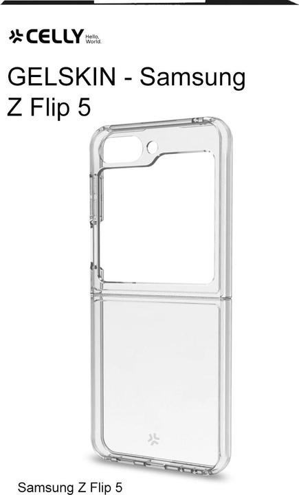 Image du produit Celly Couvercle Tpu pour Samsung Z Flip (Samsung Galaxy Z Flip5)