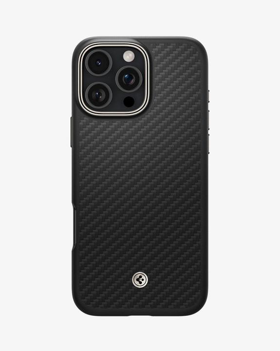 Immagine prodotto Spigen Custodia Enzo Aramid Magsafe per iPhone 16 Pro Max 6,9" nero/naturale (Apple iPhone 16 Pro Max)