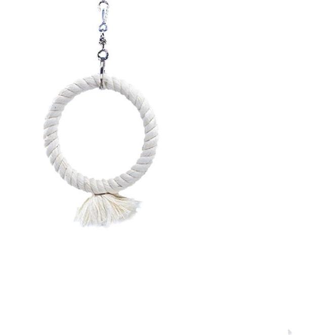 Nobby Cage Toy, 1 Kletterring aus Baumwolle, Vogelheimeinrichtung
