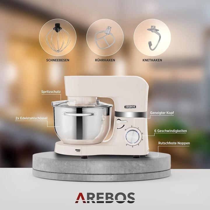 Immagine prodotto Arebos Trasformatore alimentare (1500 W, 4.50 l)