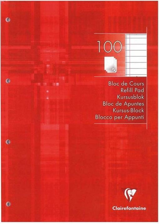 Valeurs nutritives et ingrédients Clairefontaine Reliure à anneaux (A4, Quadrillé, Couverture souple)