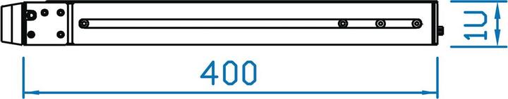 Actual product image Schroff KEYBOARD DRAWERF.1HE UK RAL9005 DRAWER