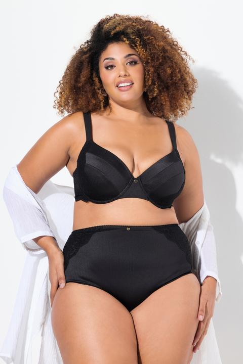 Immagine prodotto Ulla Popken Maxi slip con raso e retro in pizzo (46, 48)