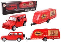 Pro Kids Auto mit einem Wohnwagen aus Metall