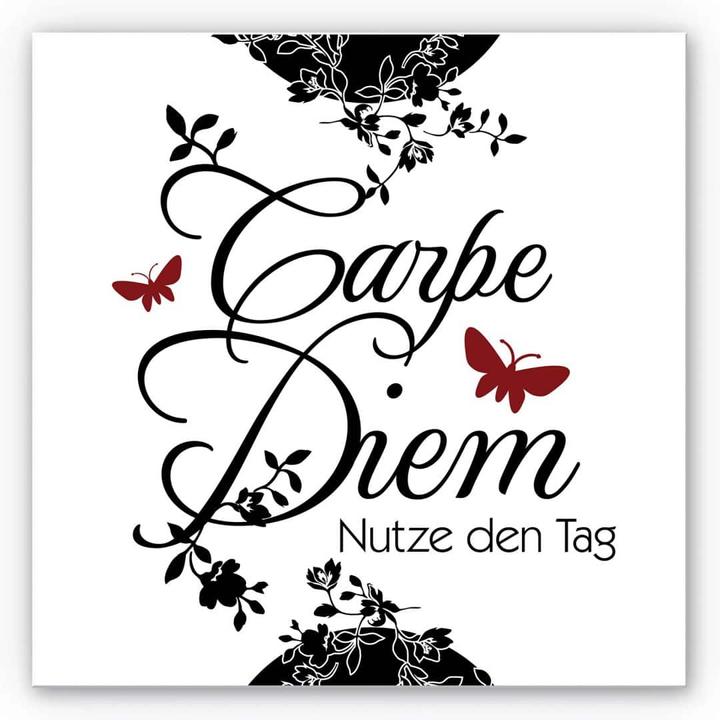 Actual product image Trenddeko Carpe Diem 2 - square (30 x 30 cm)