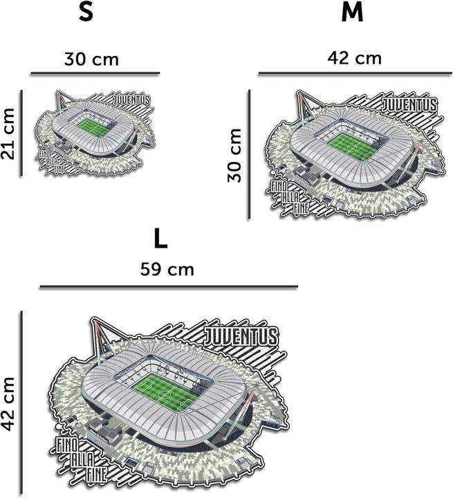 Image du produit Iconic Juventus FC - Allianz Stadium - puzzle en bois taille L (500 pièces) (500 pièces)