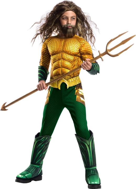 Aquaman Deluxe Kostüm Jungen (M)