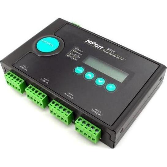 Moxa NPORT 5430 C/ADATTATORE - Server di dispositivi seriali a 4 porte RS-422485 senza adattatore, Convertitore