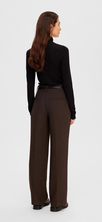 Immagine prodotto Selected Femme Pantaloni da abito dal taglio ampio (W40/L30)