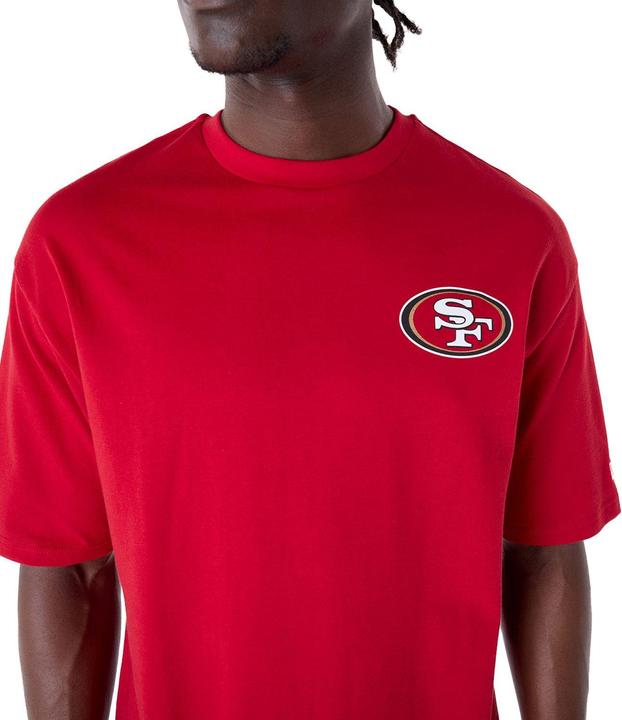 Actual product image New Era NFL Shirt - BACKPRINT San Francisco 49ers rot - S (S)