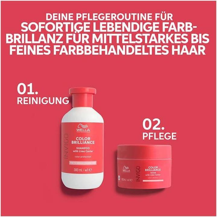 Immagine prodotto Wella System Professionals Invigo Color Brilliance Vibrant Color Mask Fine-150 ml (150 ml)