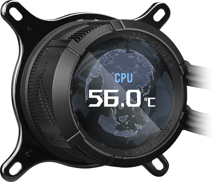Actual product image ASUS ROG STRIX LC III 360 ARGB LCD (schwarz)