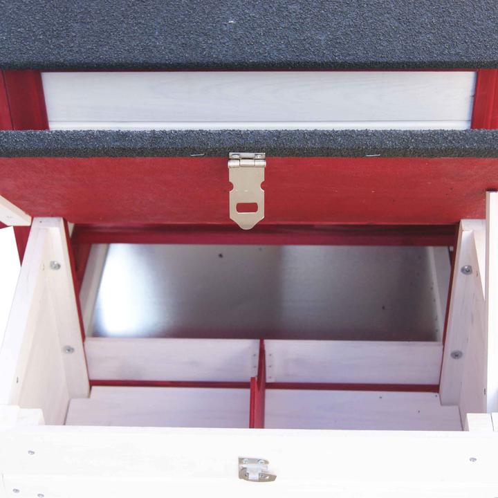 Image du produit Wiltec Poulailler 1520x520x920mm Récréation libre Bois de sapin Poulailler Bac à fientes Poulet