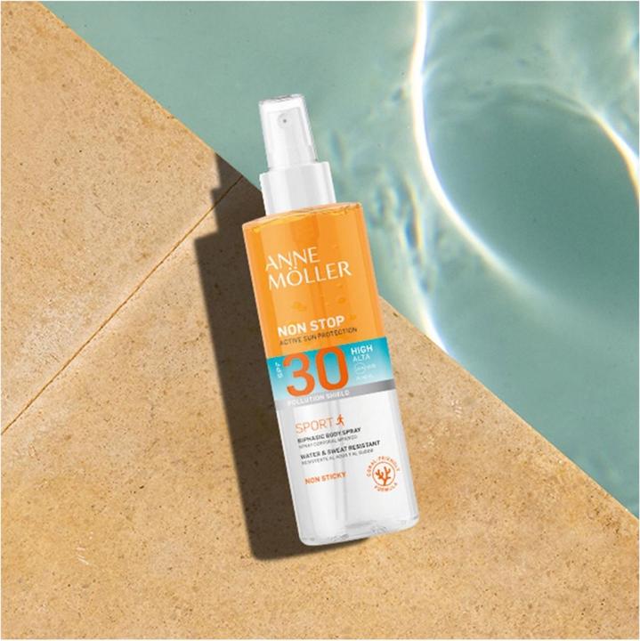 Produktbild Anne Möller Anne Moller Non Stop Sport Biphasic Body Spray Spf 30 150ml (Sonnenspray, SPF 30, 150 ml)