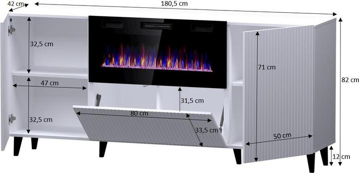 Image du produit Cama Pafos (180 x 42 x 82 cm)