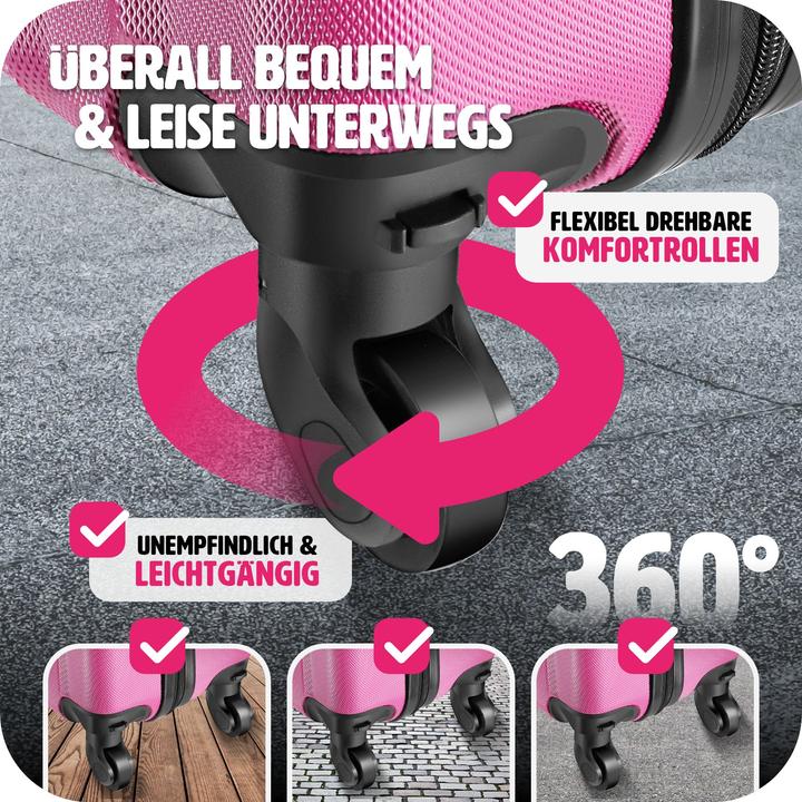 Produktbild tectake Hartschalenkofferset. (95 l)