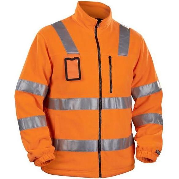 Thumbnail - Blakläder, Arbeitsjacke, Warnschutz-Fleecejacke, orange, Unisex-Grösse: M (M)