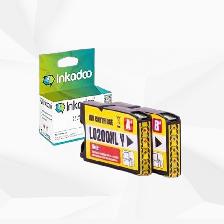 Actual product image Inkadoo Ink Cartridges compatible with Lexmark 14L0177E / 210XL Ink Cartridge, yellow Yellow (Y)