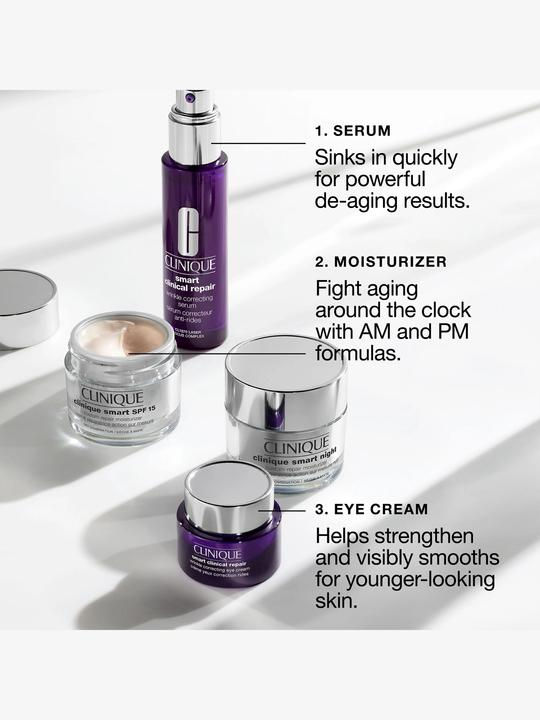 Immagine prodotto Clinique Smart Clinical Repair Wrinkle Correcting Eye Cream (Crema per la cura degli occhi, 30 ml, Giorno + Notte)