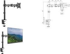 Produktbild LogiLink TVHalterung Schreibtisch neig schwenkbar (Tisch, 27", 8 kg)