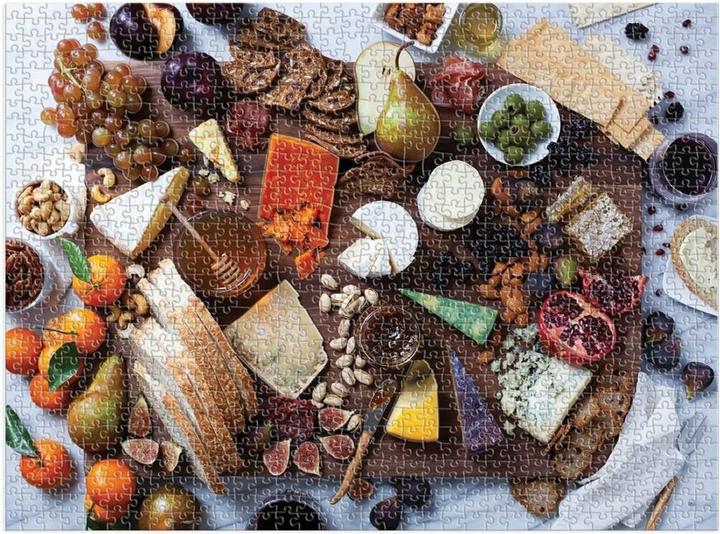 Productafbeelding Abrams & Chronicle Kunst van het Kaasplankje 1000 stukjes Multi-Puzzel (1000 onderdelen)