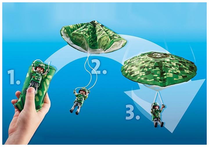 Productafbeelding Playmobil Politiehelikopter: achtervolging met parachute (70569, Playmobil Stadsleven)