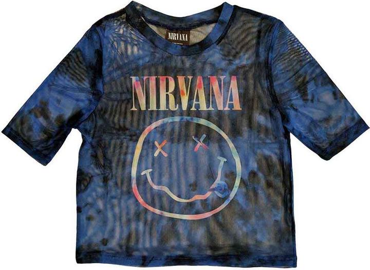 Produktbild Nirvana Pastel Happy Face Crop Top (Girlie) (XS)