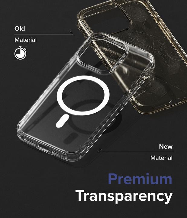 Produktbild Ringke iPhone 15 Pro Max Case Fusion Magnetic Clear (Apple iPhone 15 Pro Max)