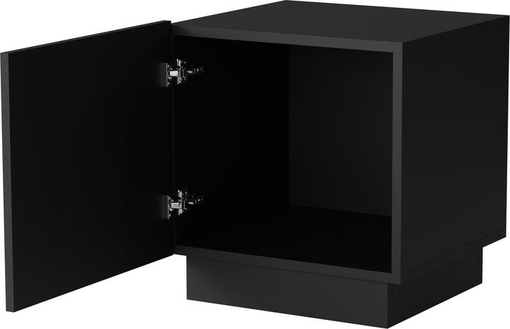 Actual product image Cama Bedside cabinet, 2 pcs, LIVERTI, 45x42x47, black (44.50 x 42 x 47 cm)