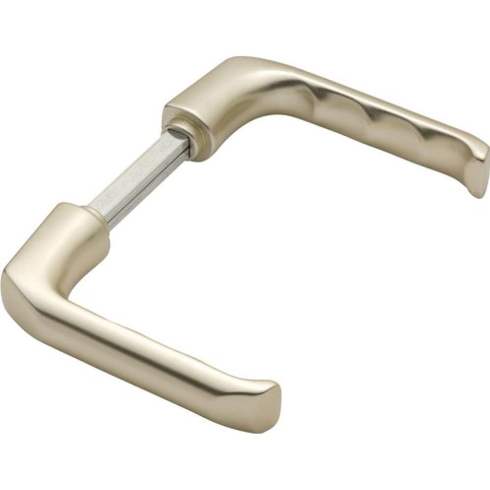 Hoppe, Türgriff + Fenstergriff, Türdrückerpaar London 113 H Aluminium F2 ohne Rosetten Vierkantstift 10 mm (Türgriff)