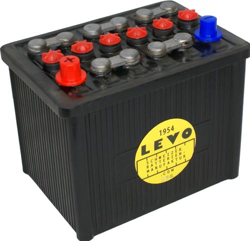 Immagine prodotto Rätikon Batterien 6 N 48 batterie per auto d'epoca HGI in scatola originale in gomma dura (HGI) 12V 60Ah/20h 460A (EN) (12 V, 60 Ah, 460 A)