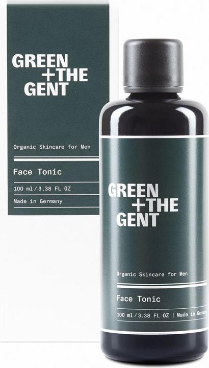 Actual product image Green + The Gent Face Tonic - facial tonic for deep pore cleansing (Aftershave Tonic, 100 ml)