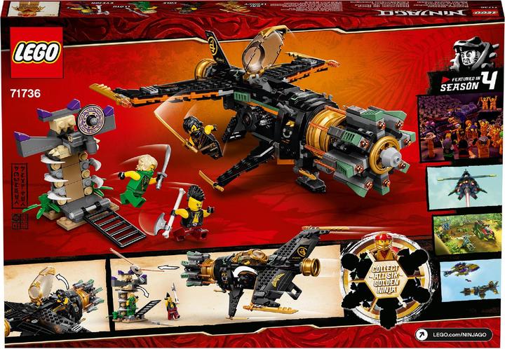 Image du produit LEGO Le jet multi-missiles (71736, LEGO Ninjago, LEGO difficiles à trouver)